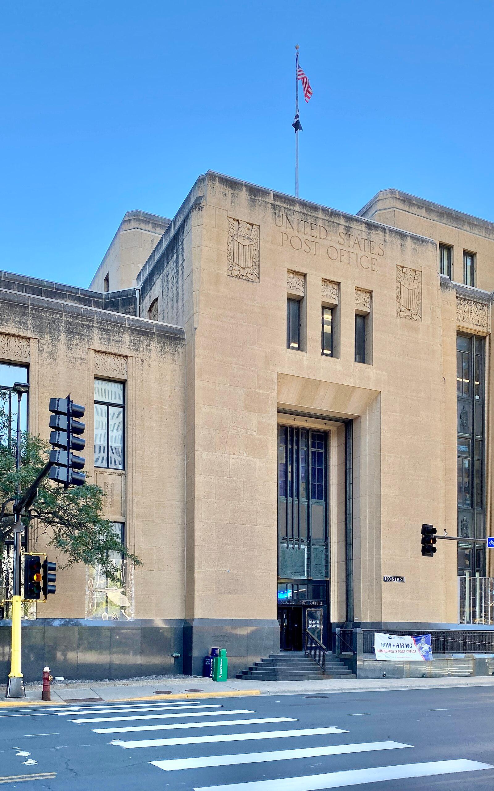 United States Post Office, 1st Street, Minneapolis, MN 51763245545